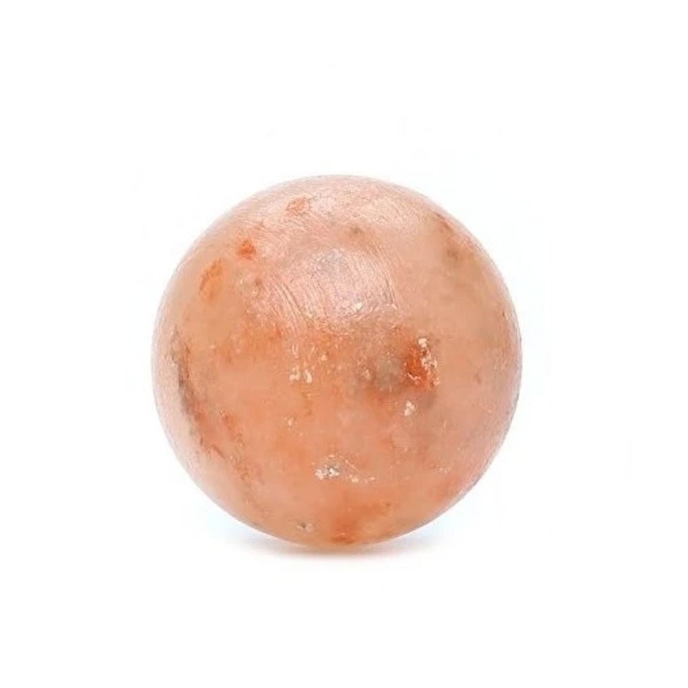 Himalayan Pink Salt Bath Ball by Pride of India – Easily Soluble – Good for Refreshing & Hydrating Bath – Mineral Rich Spa Ritual – Easy to Use - Ideal Gift for Any Occasion - Be YOUnique