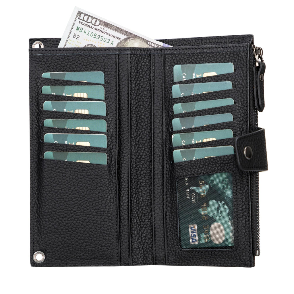 Kaycee Leather Women's Cell Phone Wallet with Strap - Be YOUnique