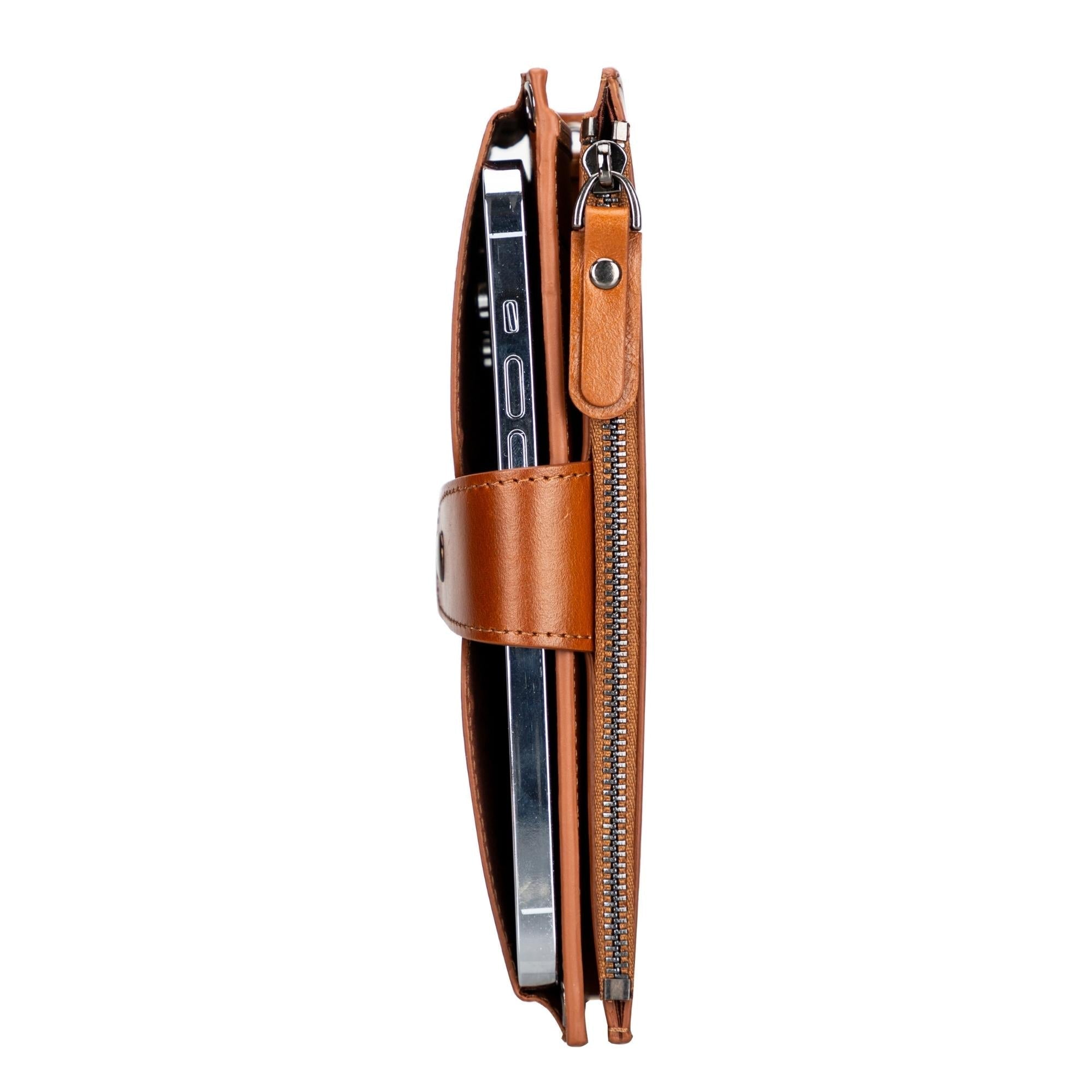 Kaycee Leather Women's Cell Phone Wallet with Strap - Be YOUnique
