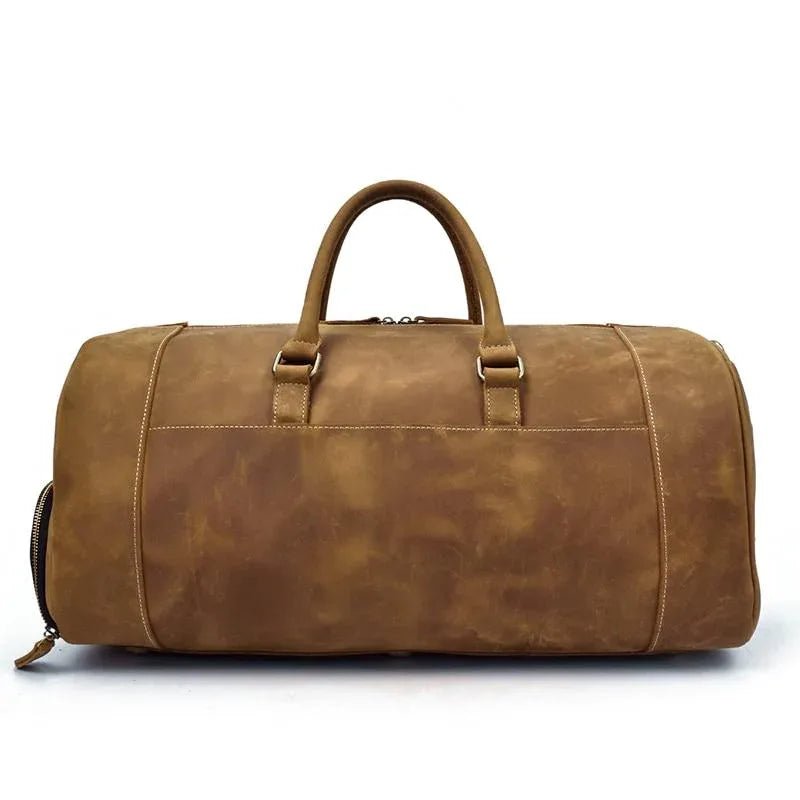 The Bard Weekender | Handmade Leather Duffle Bag - Be YOUnique