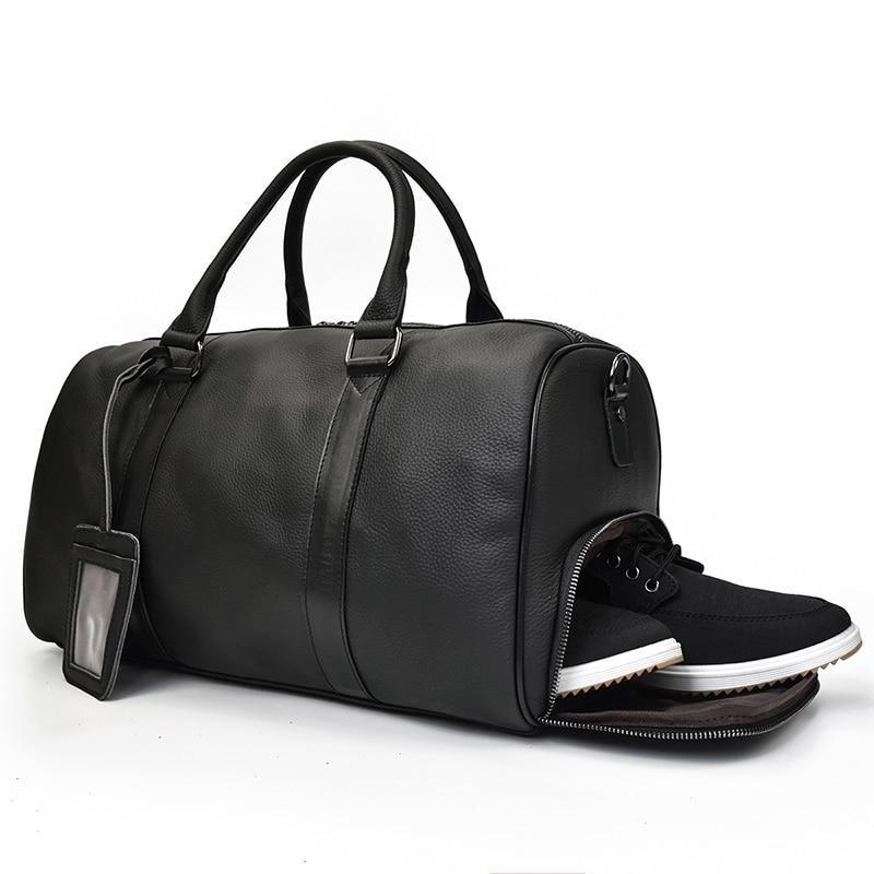 The Endre Weekender | Vintage Leather Duffle Bag - Be YOUnique