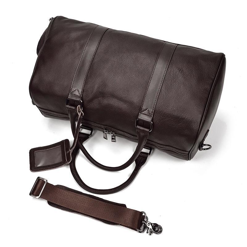 The Endre Weekender | Vintage Leather Duffle Bag - Be YOUnique