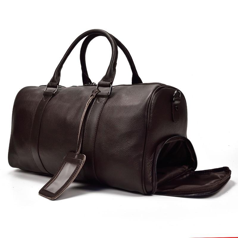 The Endre Weekender | Vintage Leather Duffle Bag - Be YOUnique