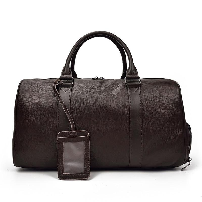 The Endre Weekender | Vintage Leather Duffle Bag - Be YOUnique