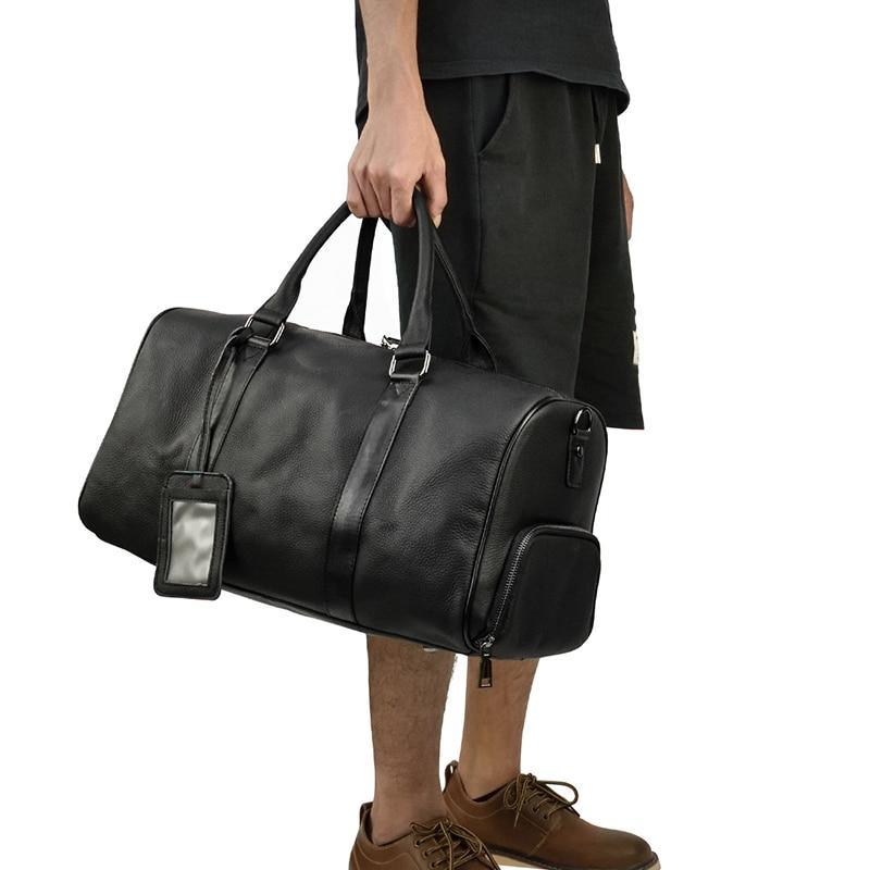 The Endre Weekender | Vintage Leather Duffle Bag - Be YOUnique