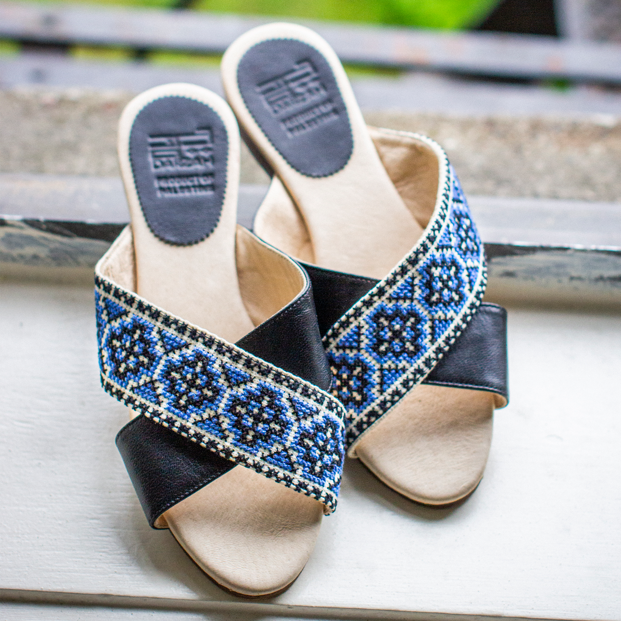 Mona Cross Strap Sandal - Sapphire Blue - Be YOUnique