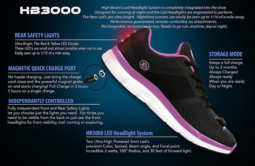 High Beam Women's Night Runner Shoes - Be YOUnique