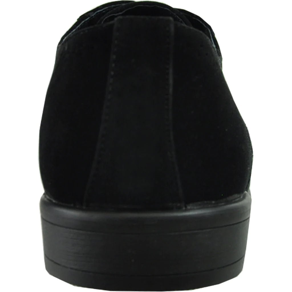 BRAVO Men Dress Shoe KING - 3 Wingtip Oxford Shoe Black - Be YOUnique