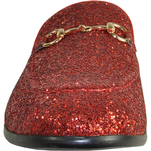 "Bravo" Red Glitter Tuxedo & Prom Shoes - Be YOUnique