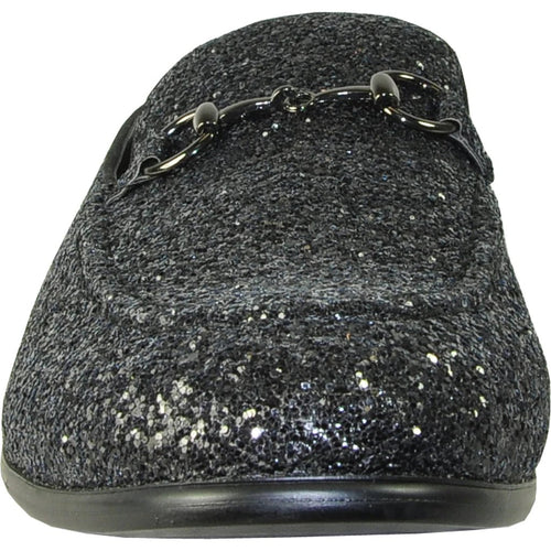 "Bravo1" Black Glitter Tuxedo & Prom Shoes - Be YOUnique
