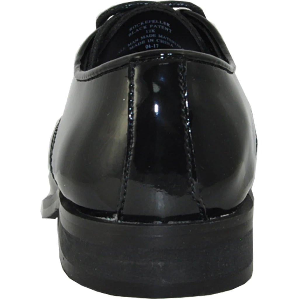 VANGELO Boy ROCKEFELLERKID Dress Shoe Formal Tuxedo for Prom & Wedding Black Patent - Be YOUnique