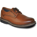 VANGELO Boy VALLO - 1PKID Dress Shoe Formal Tuxedo for Prom & Wedding Brown Matte - Be YOUnique