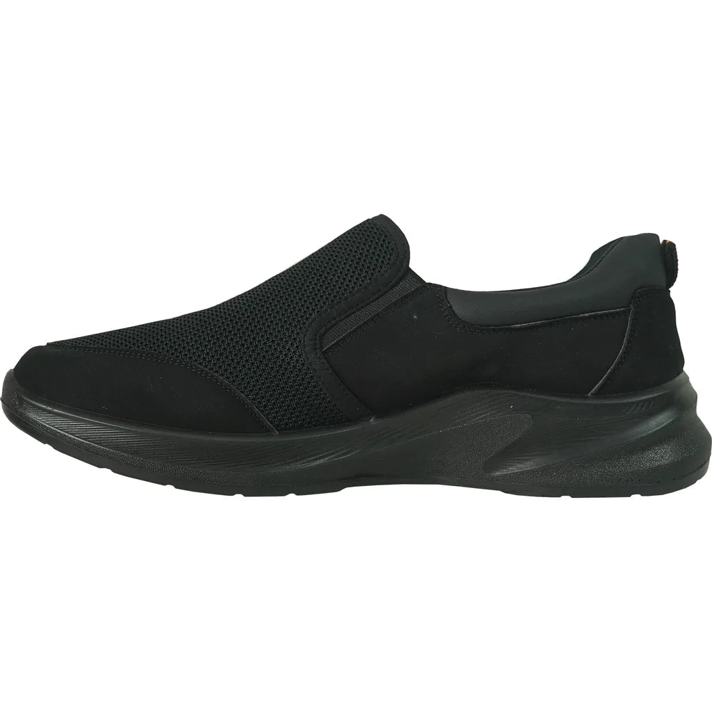 VANGELO Men Slip Resistant Shoe JIMMY - 2 Black - Be YOUnique